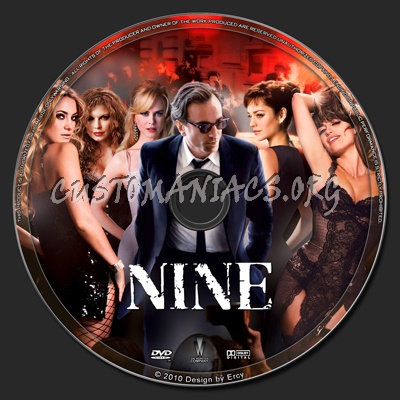 Nine dvd label