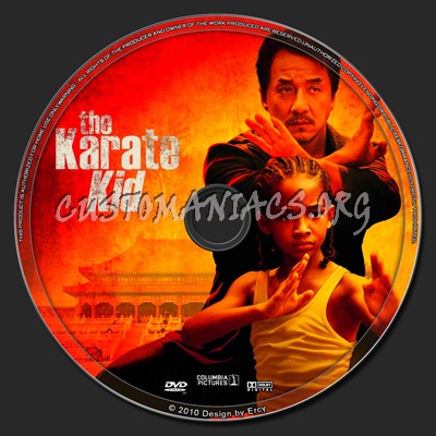 The Karate Kid dvd label