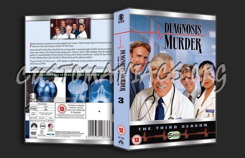 Diagnosis Murder Season 3 dvd cover