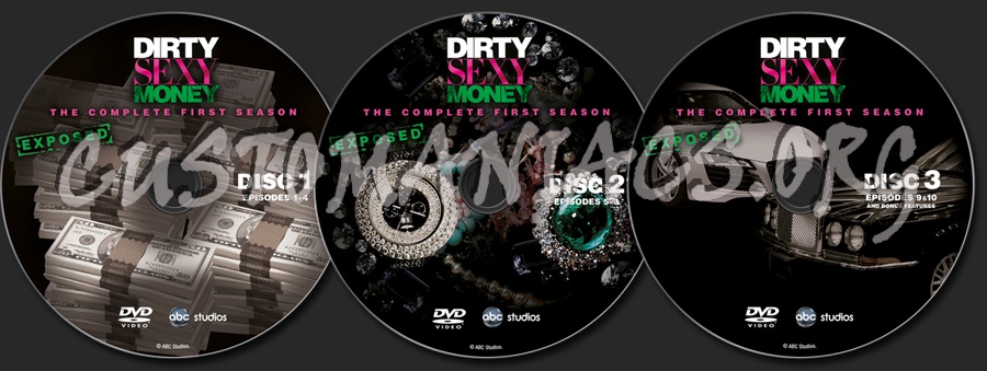 Dirty Sexy Money Season 1 dvd label