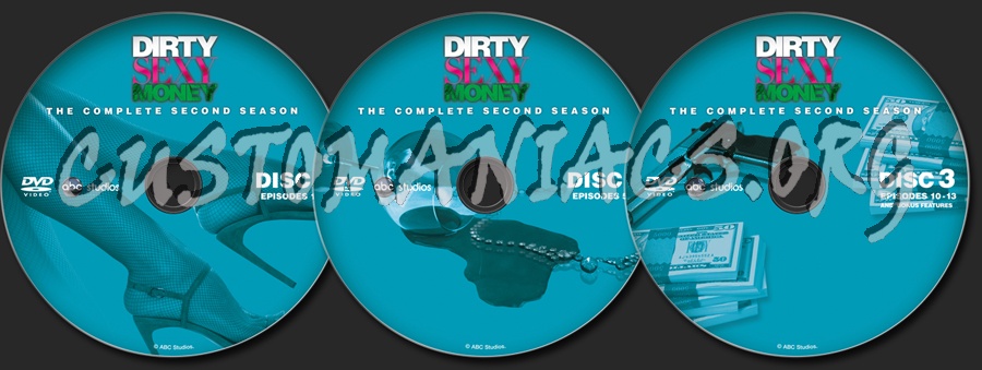 Dirty Sexy Money Season 2 dvd label