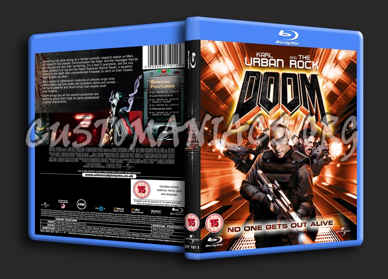 Doom blu-ray cover