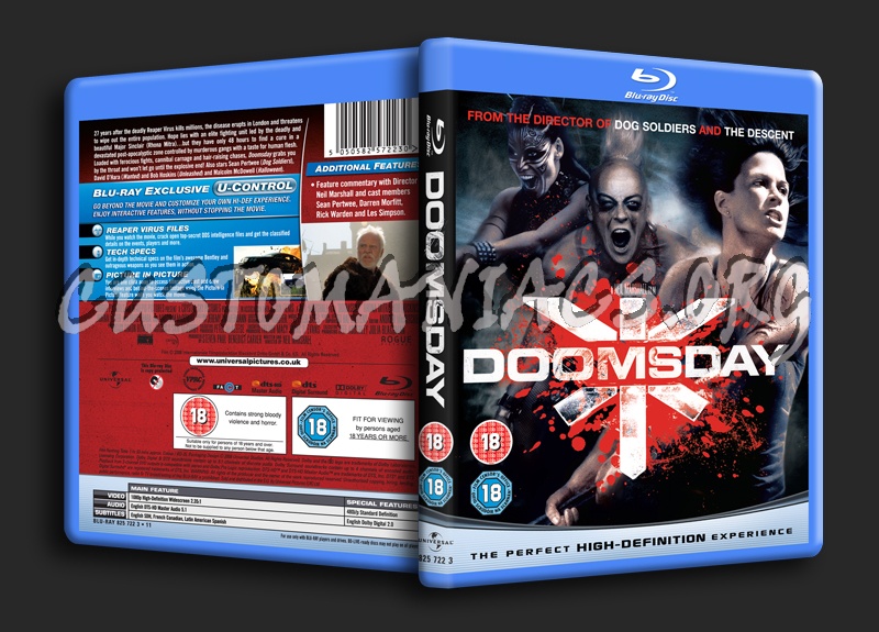 Doomsday blu-ray cover