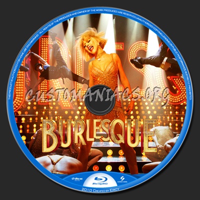 Burlesque blu-ray label