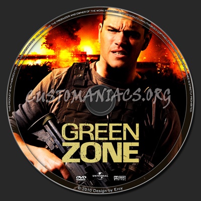 Green Zone dvd label