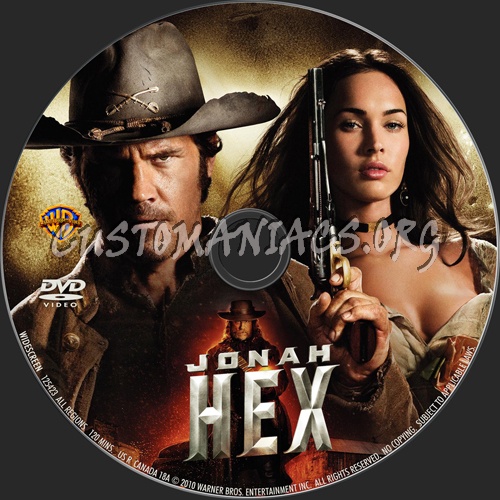 Jonah Hex dvd label