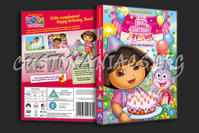 Dora the Explorer: Dora's Big Birthday Adventure dvd cover - DVD Covers ...