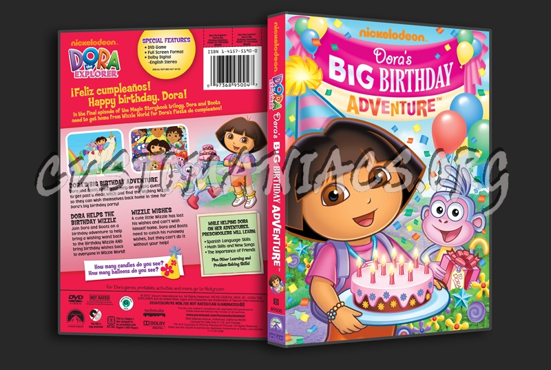 Dora the Explorer: Dora's Big Birthday Adventure dvd cover - DVD Covers ...