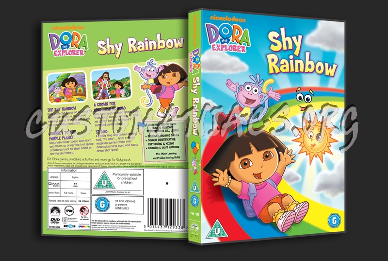 Dora the Explorer: Shy Rainbow dvd cover