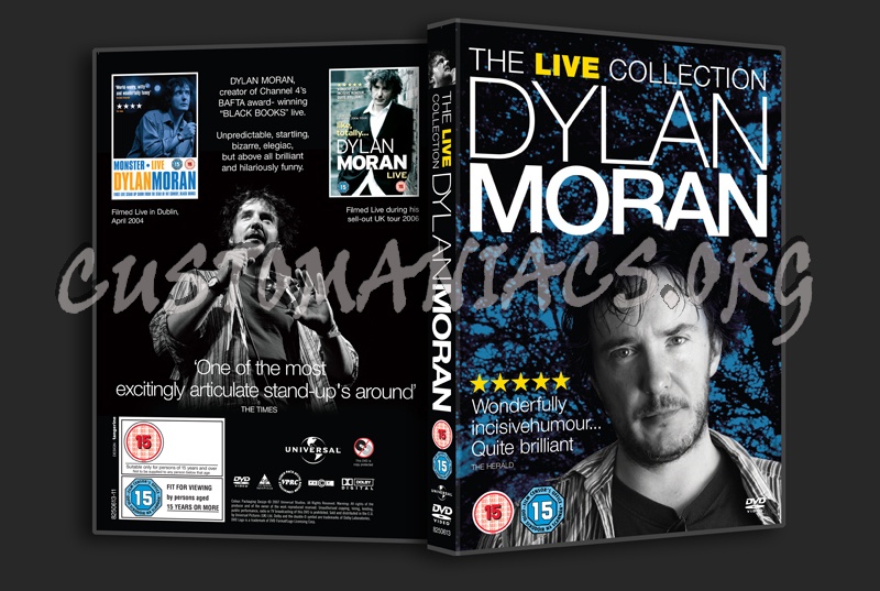 Dylan Moran The Live Collection dvd cover