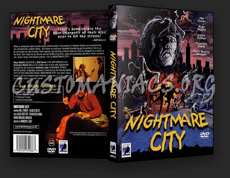 Nightmare City dvd cover