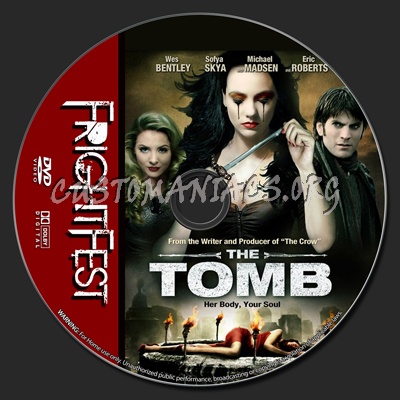 The Tomb dvd label