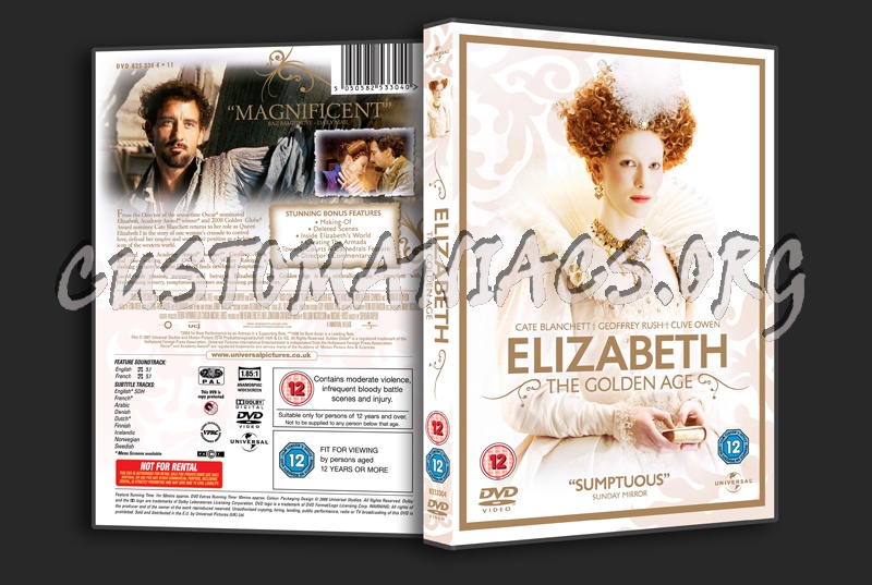 Elizabeth The Golden Age dvd cover