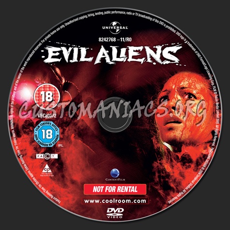 Evil Aliens dvd label