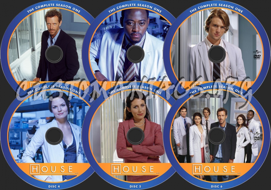 House M.D. - Season 1 dvd label