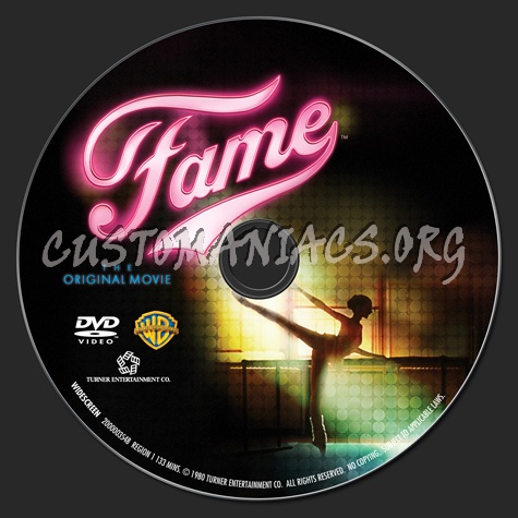 Fame dvd label