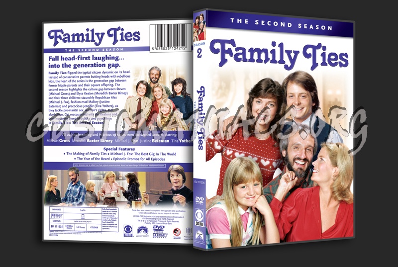 Family Ties Season 2 dvd cover