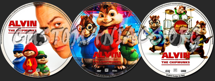 Alvin And The Chipmunks dvd label