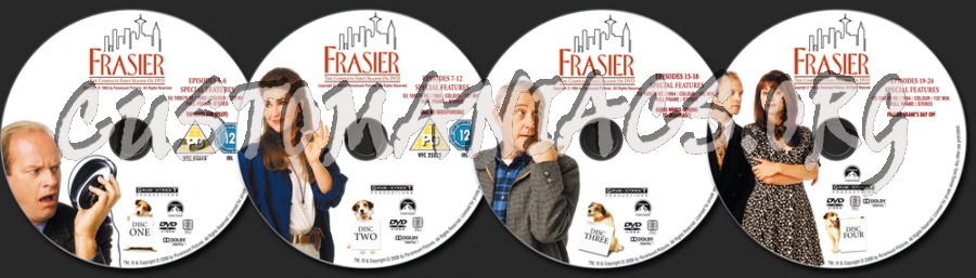 Frasier Season 1 dvd label