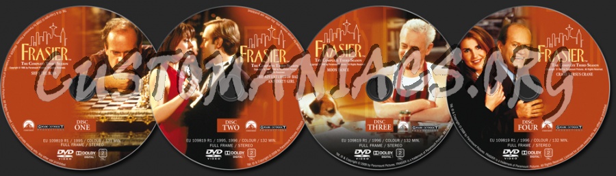 Frasier Season 3 dvd label