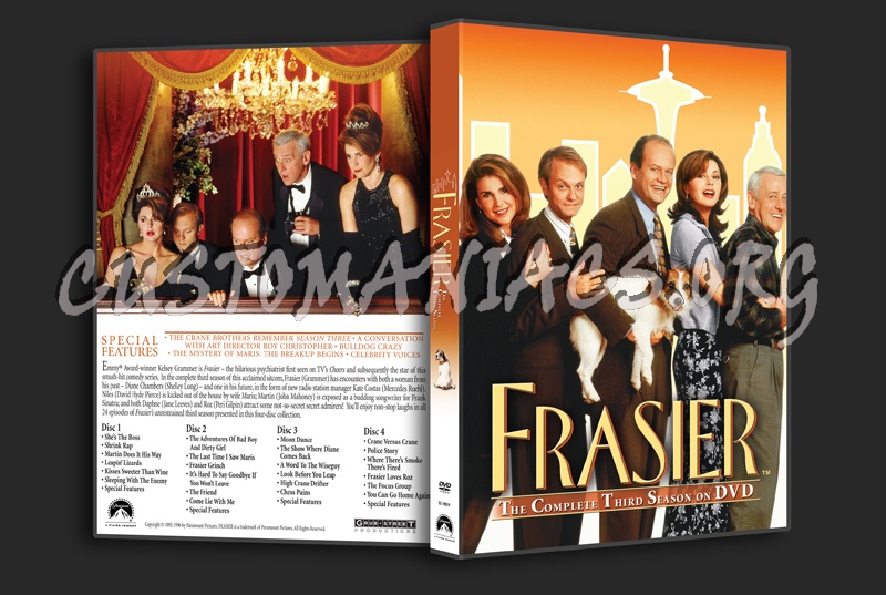 Frasier Season 3 dvd cover