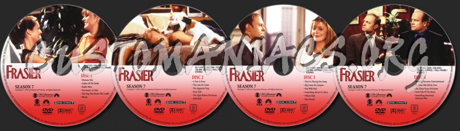 Frasier Season 7 dvd label