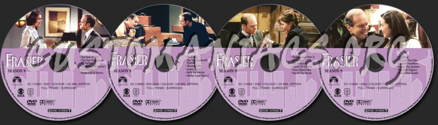 Frasier Season 9 dvd label