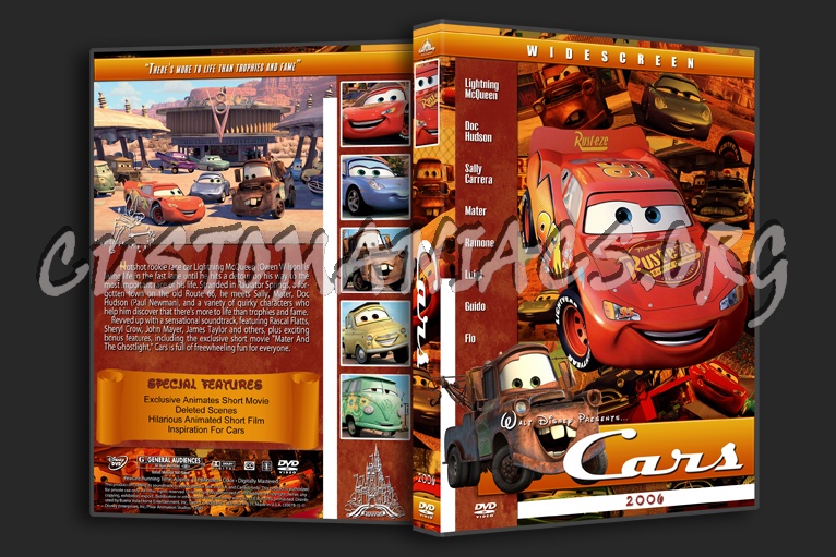 Cars - 2006 dvd cover