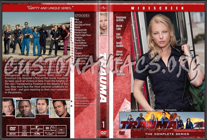 Trauma dvd cover