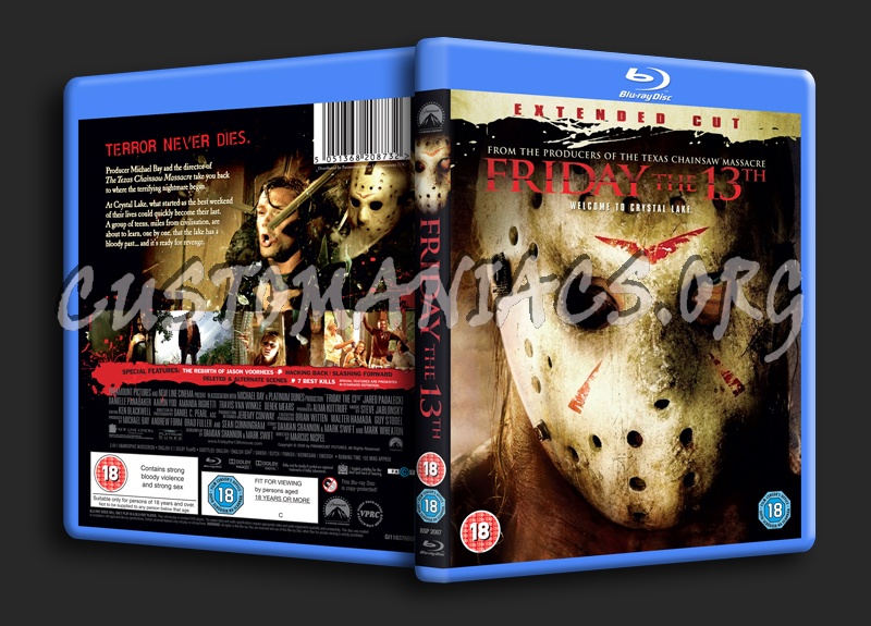 Friday the 13th (2009) blu-ray cover