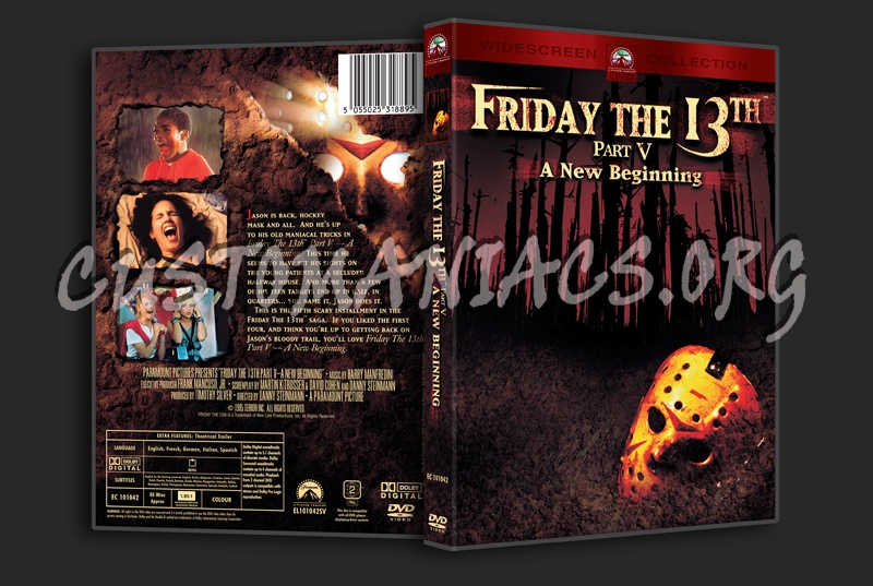 Friday the 13th Part V dvd cover