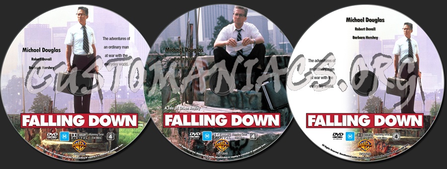 Falling Down dvd label