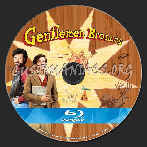 Gentlemen Broncos blu-ray label