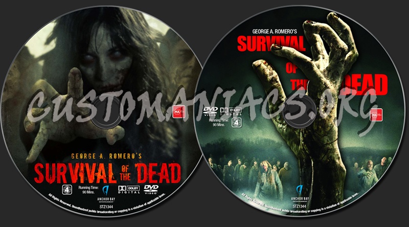 Survival of the Dead dvd label