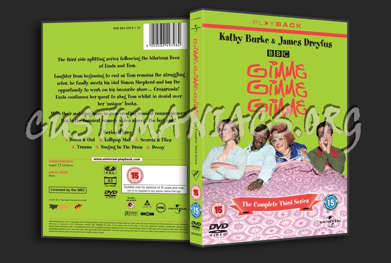 Gimme Gimme Gimme Season 3 dvd cover