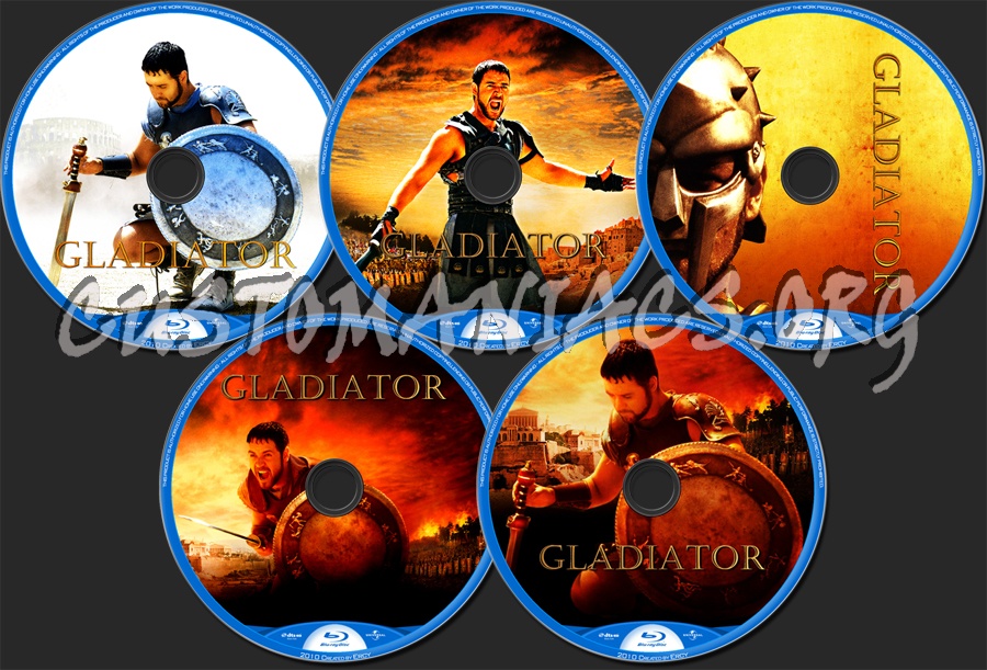 Gladiator blu-ray label