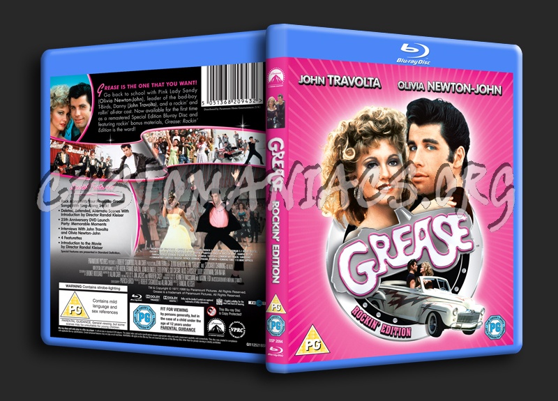 Grease blu-ray cover