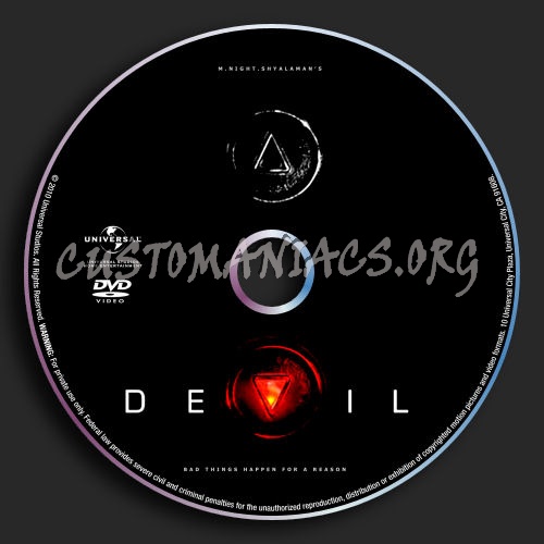 Devil dvd label