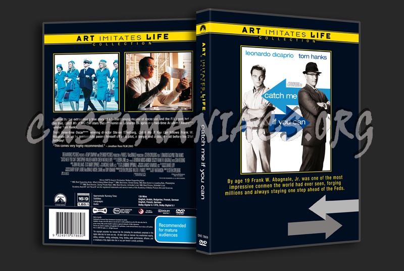 Catch Me If You Can dvd cover