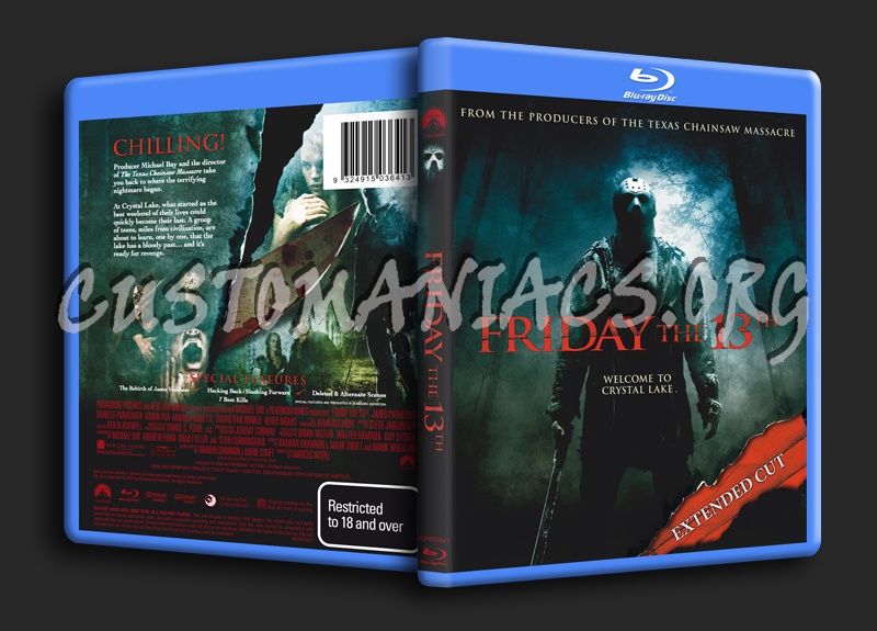 Friday the 13th blu-ray cover