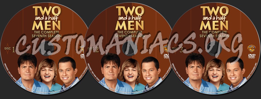 Two And A Half Men Season 7 dvd label