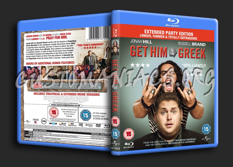 Get Him to the Greek blu-ray cover - DVD Covers & Labels by ...