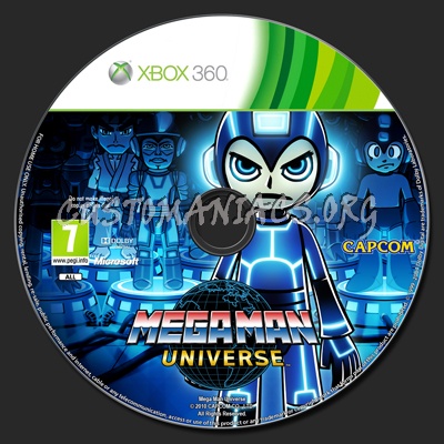 Mega Man Universe dvd label