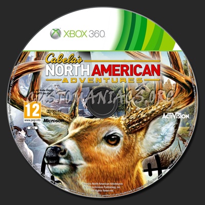 Cabela's North American Adventures dvd label