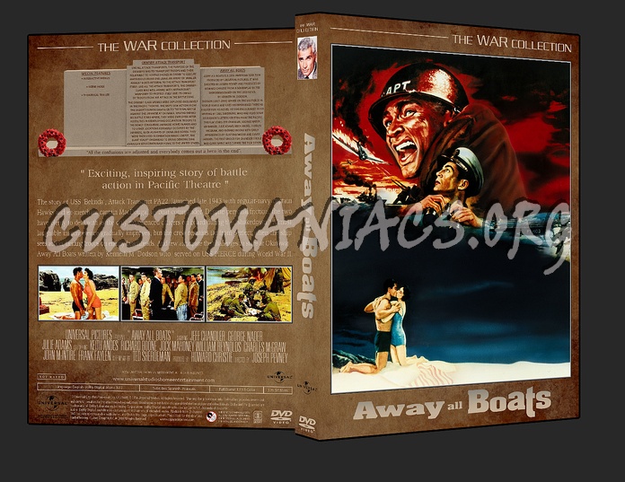 War Collection Away All Boats dvd cover