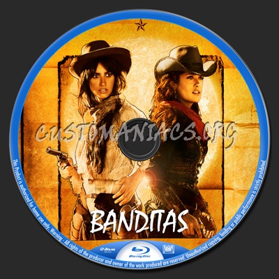 Bandidas blu-ray label