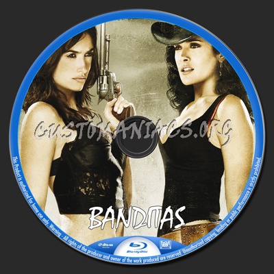 Bandidas blu-ray label