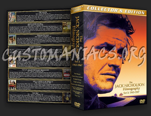 The Jack Nicholson Complete Filmography 1958-2010 dvd cover