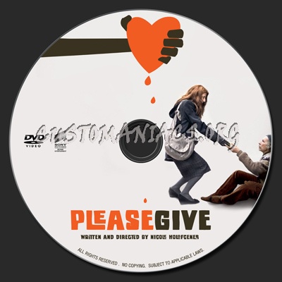 Please Give dvd label