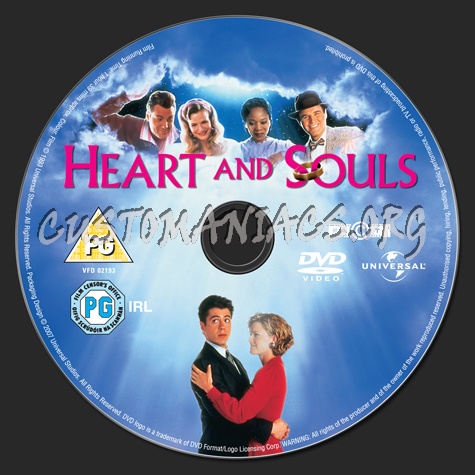 Heart and Souls dvd label